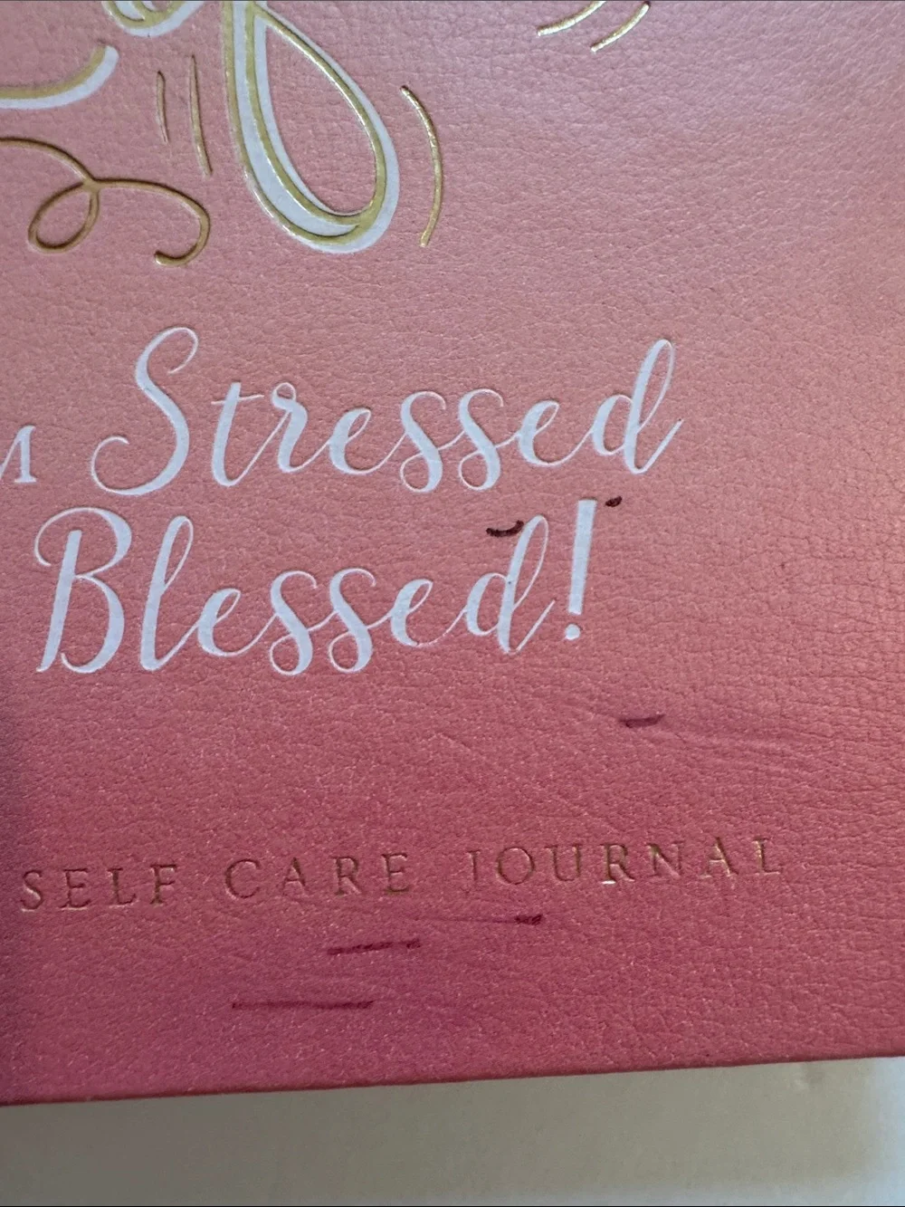 A Mom's Life Journal - Pink Ombre Self Care Notebook